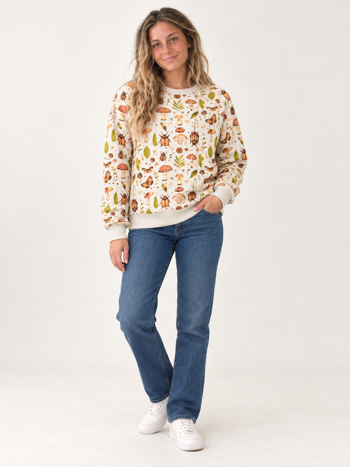 Woodland Bugs Sweatshirt full-body view
