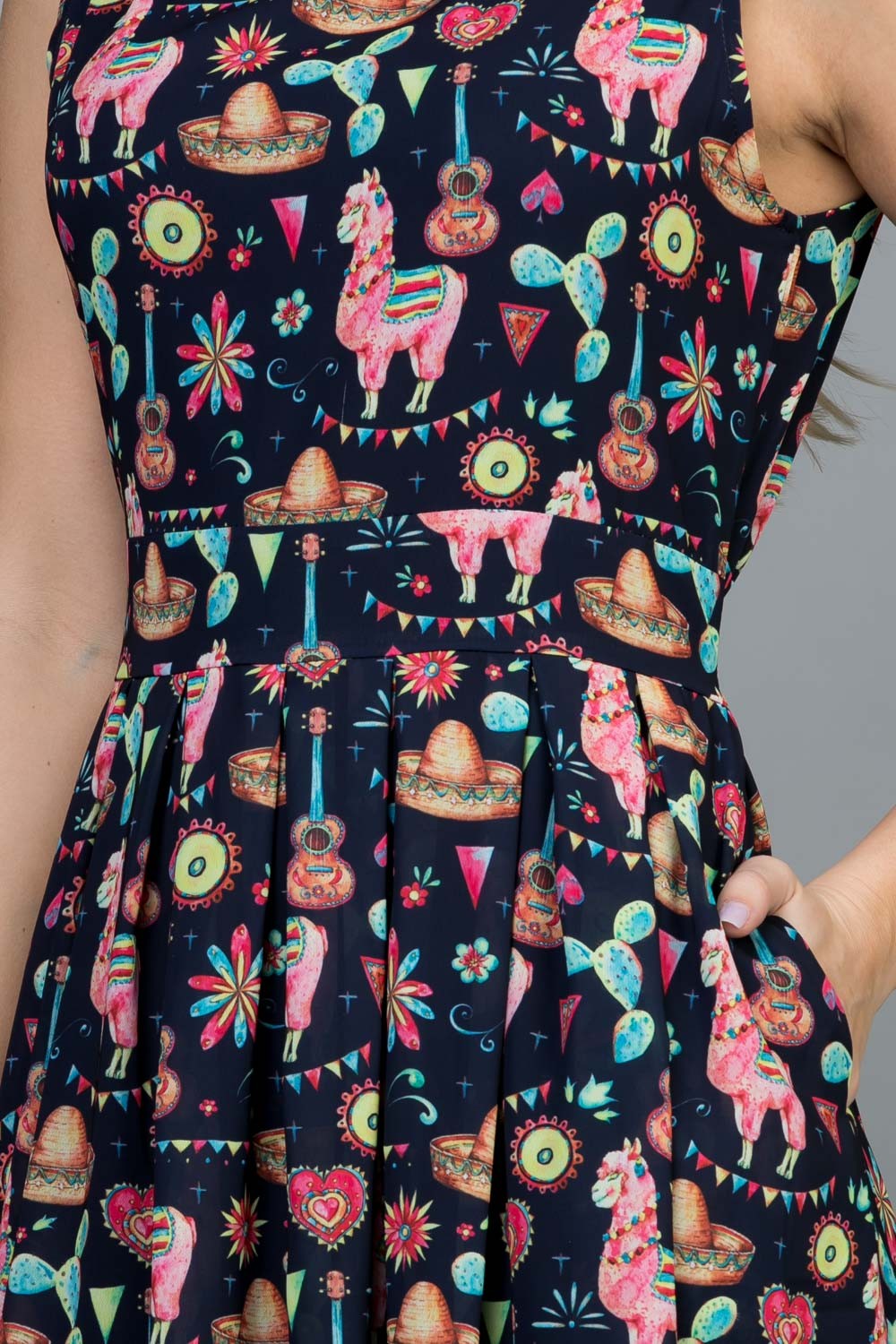 Llama Fiesta Dress