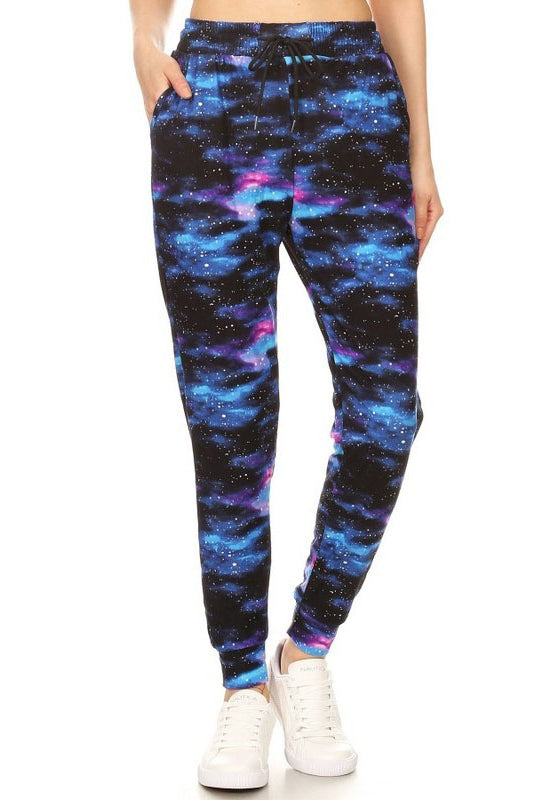 Blue Galaxy Joggers