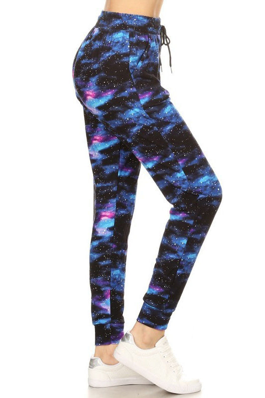 Blue Galaxy Joggers
