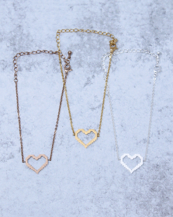 Pixel Heart Bracelet