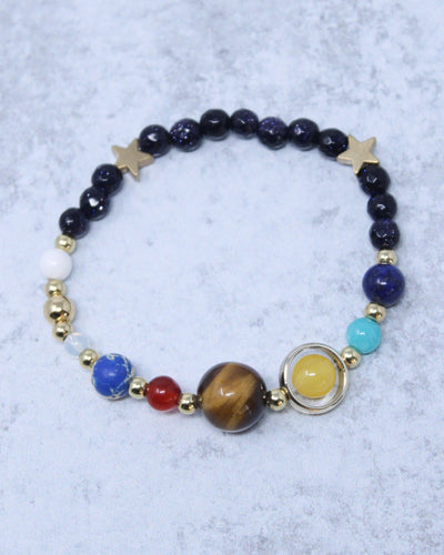 Solar System Stone Bracelet