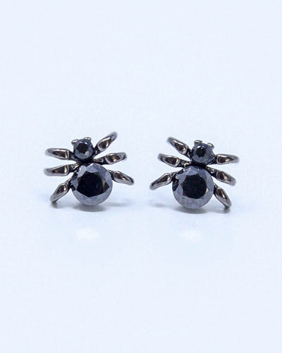 Gem Spider Earrings