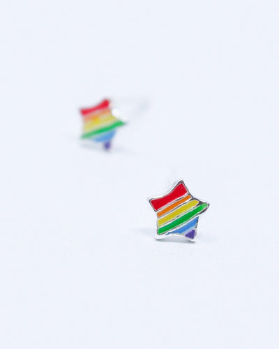 Rainbow Star Earrings