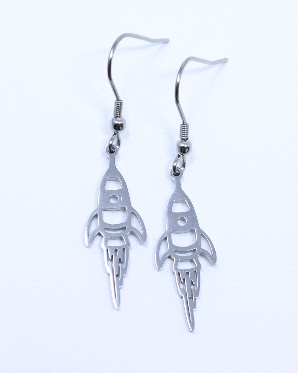 Rocket Ship Dangle Earrings