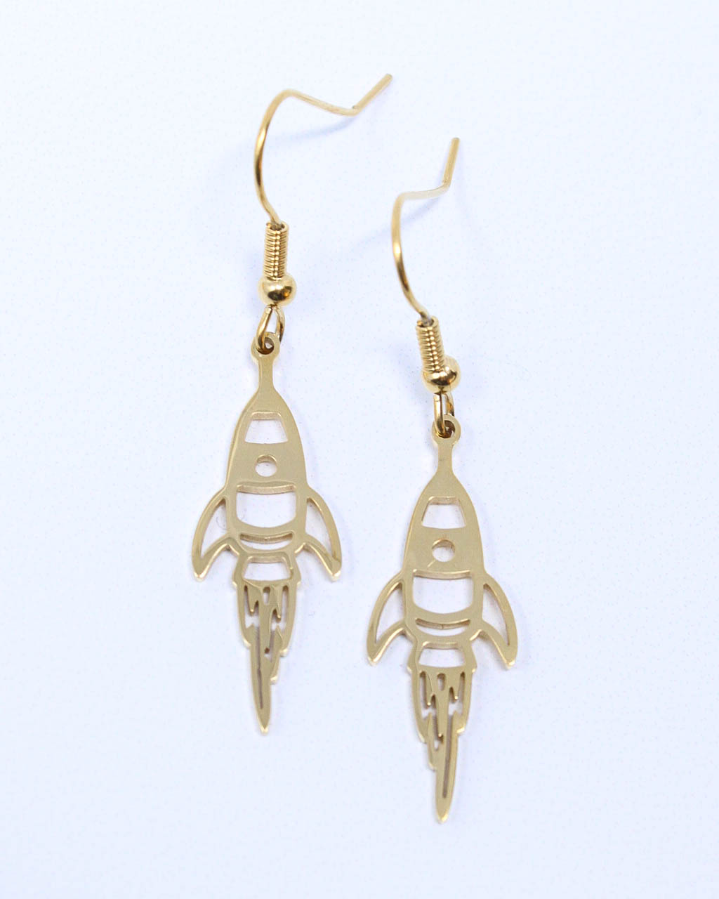 Rocket Ship Dangle Earrings