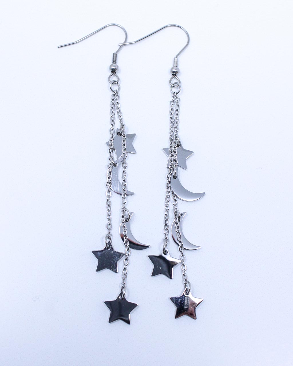 Prancing Moon & Star Earrings