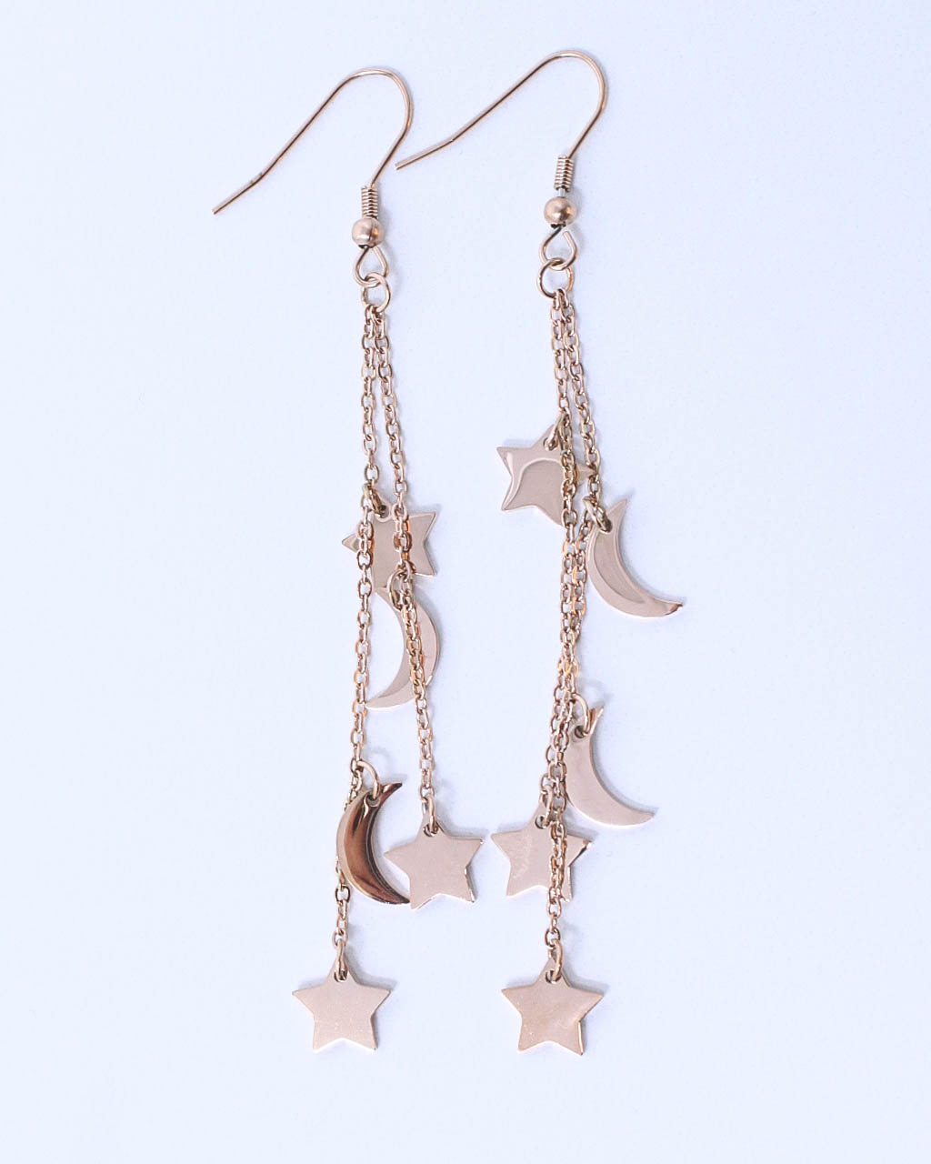 Prancing Moon & Star Earrings