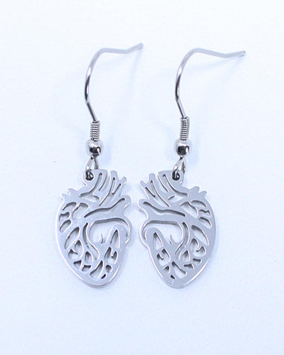 Anatomical Heart Earrings