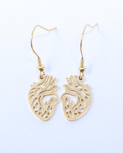 Anatomical Heart Earrings