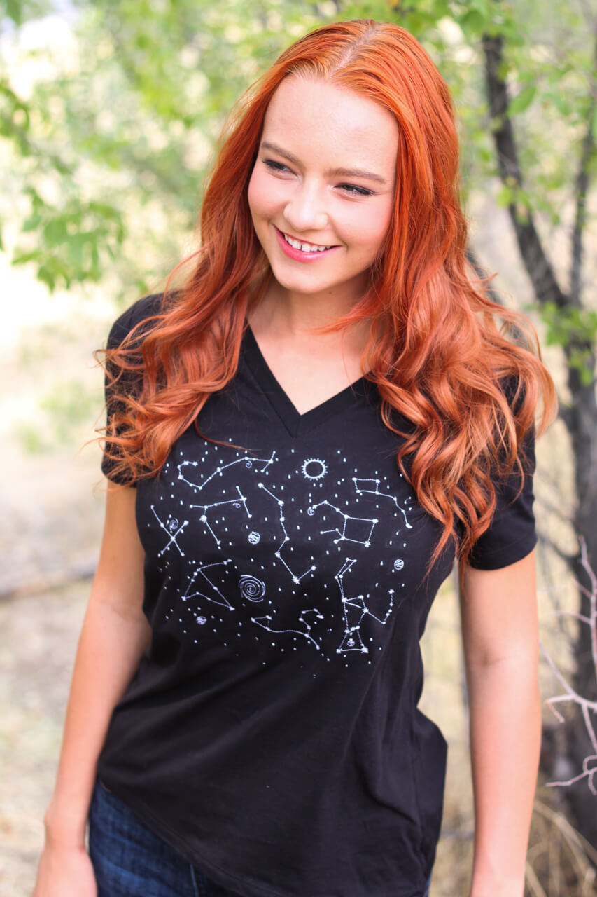 Embroidered Constellation Tee