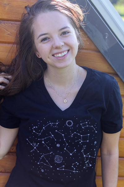 Embroidered Constellation Tee