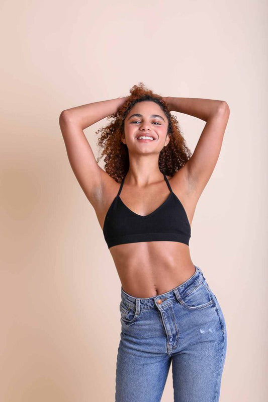 Moon Bralette Black