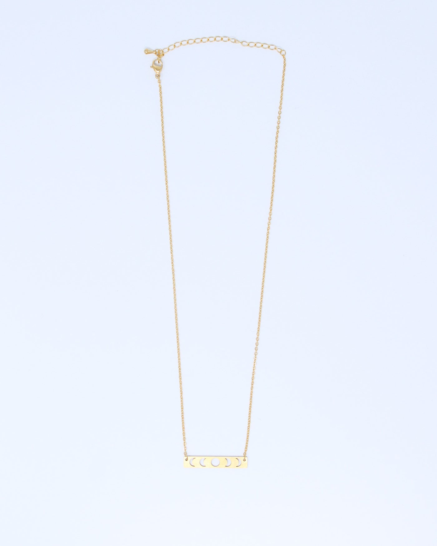 Moon Phase Cutout Necklace