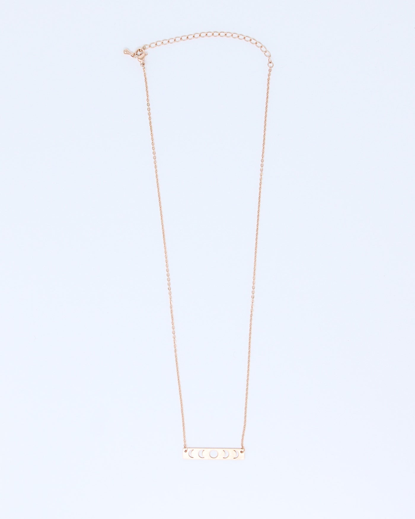 Moon Phase Cutout Necklace