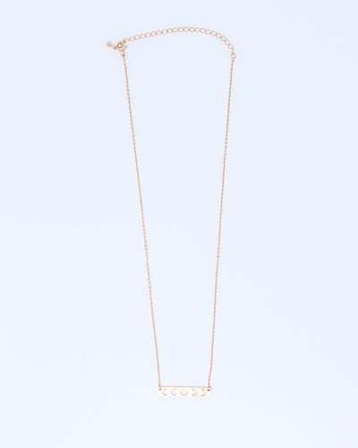 Moon Phase Cutout Necklace