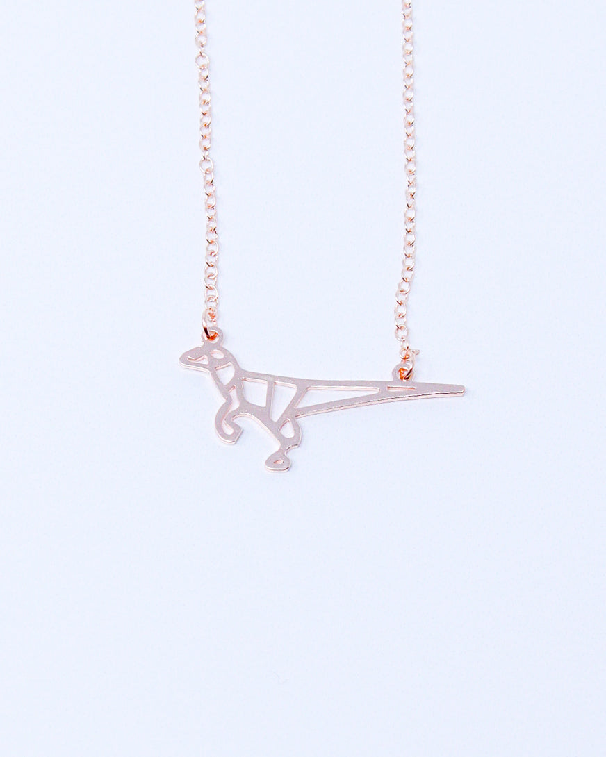Geometric Raptor Necklace