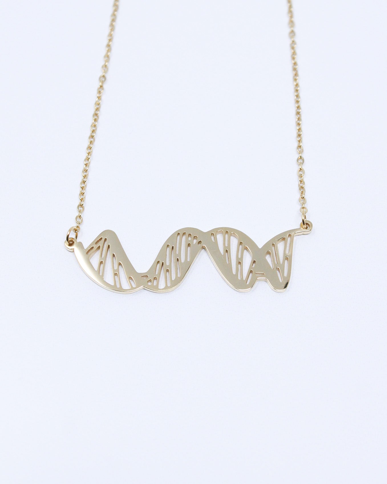 DNA Double Helix 2D Necklace