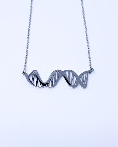 DNA Double Helix 2D Necklace