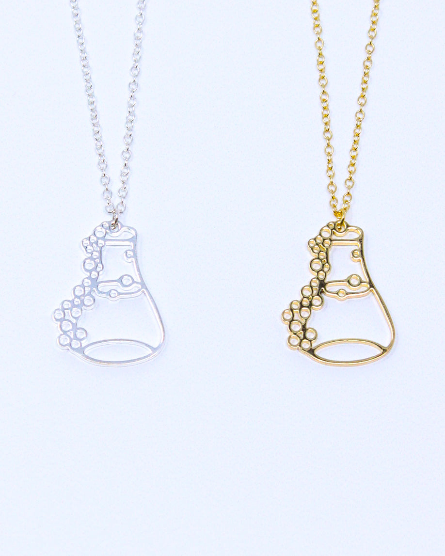 Science Beaker Necklace