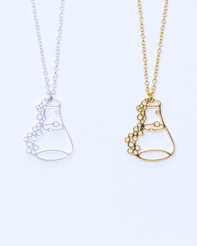 Science Beaker Necklace