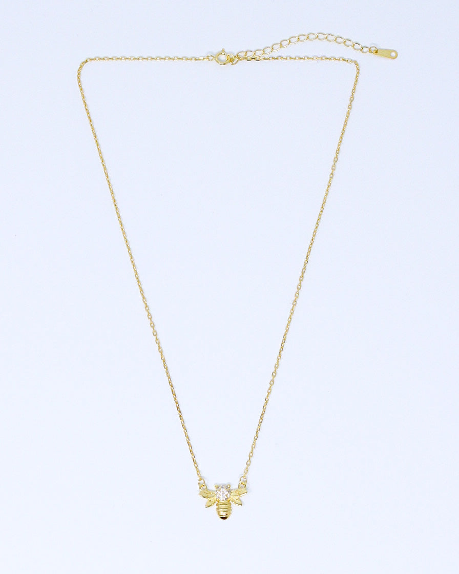 Dainty Bee Necklace