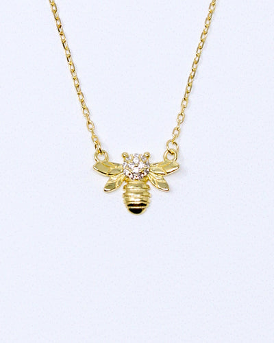 Dainty Bee Necklace