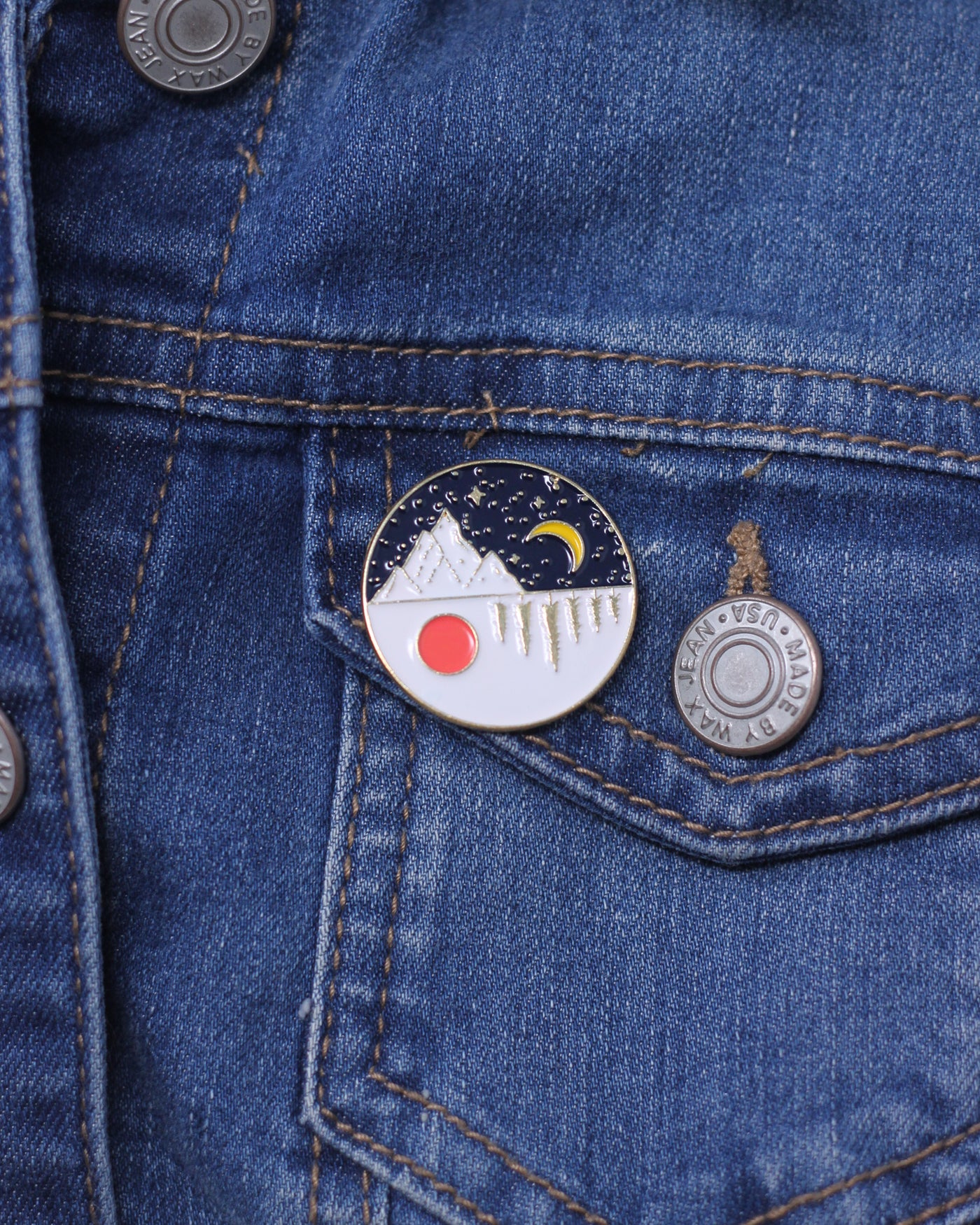 Day and Night Outdoors Pin