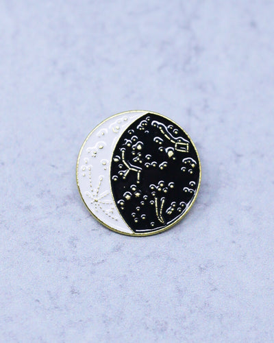 Moon Constellation Pin