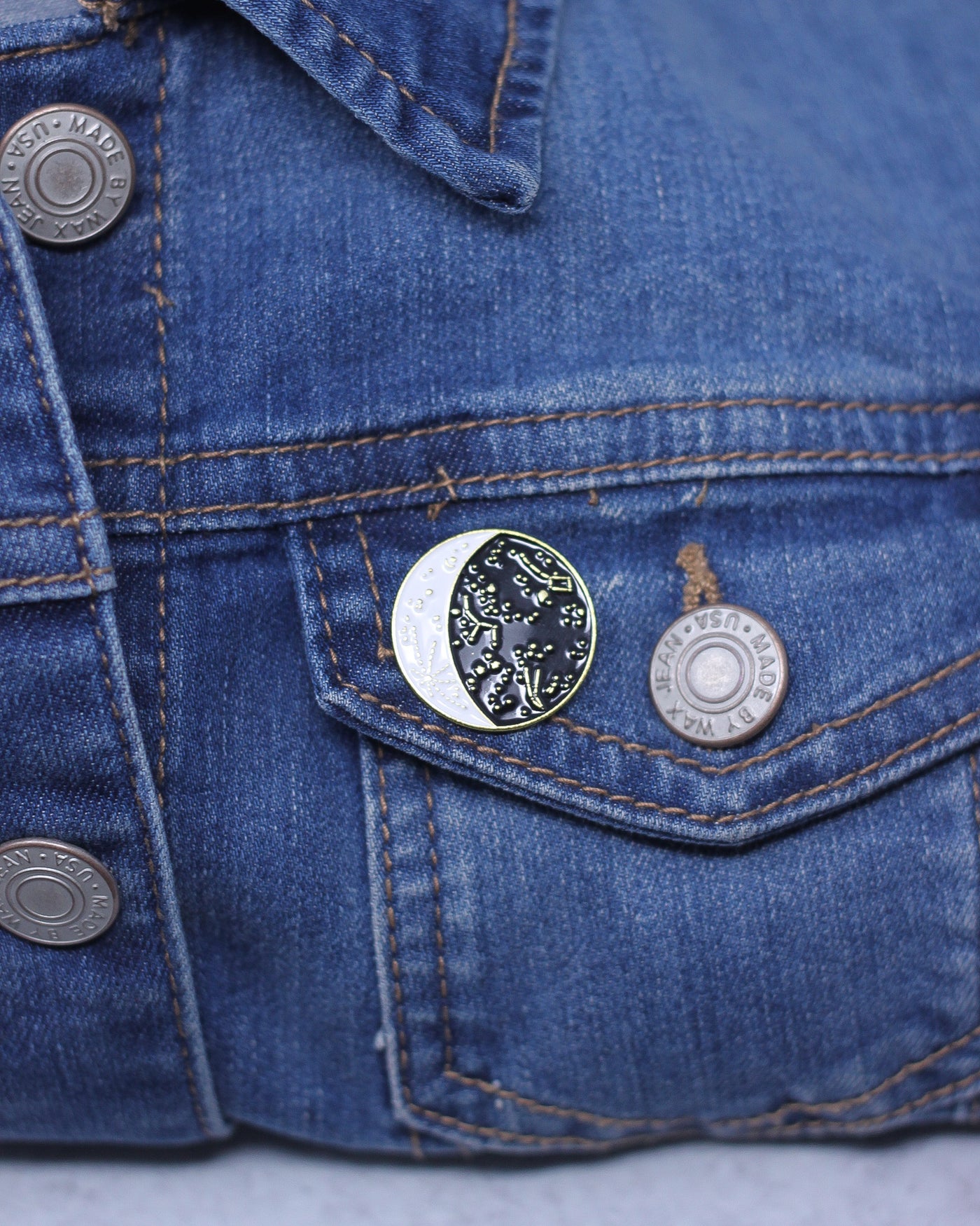 Moon Constellation Pin