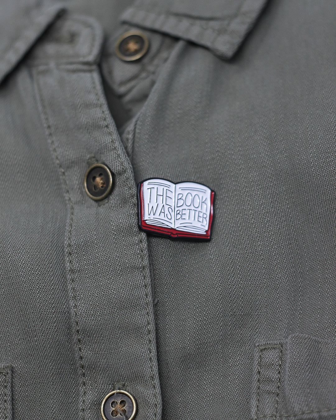 Book Was Better Pin