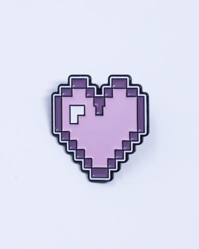 Pixel Heart Pin