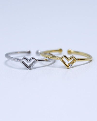 Delicate Heart Ring