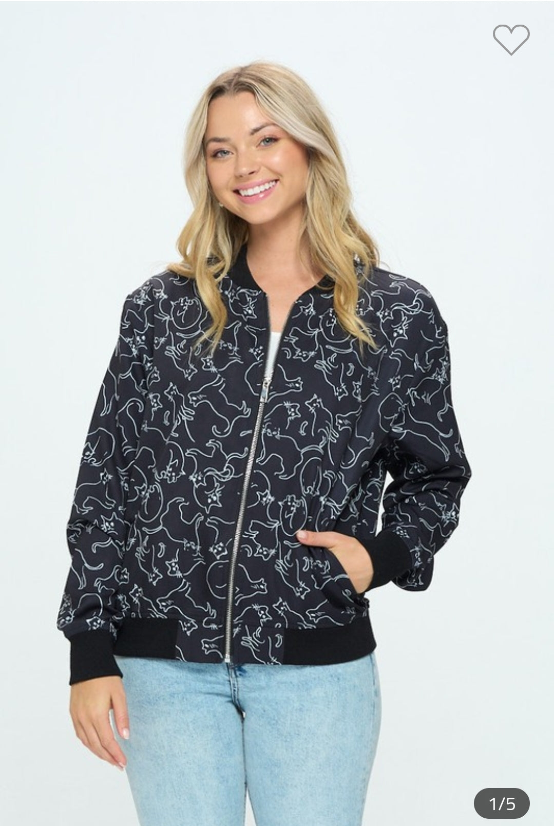 Black Cat Bomber Jacket