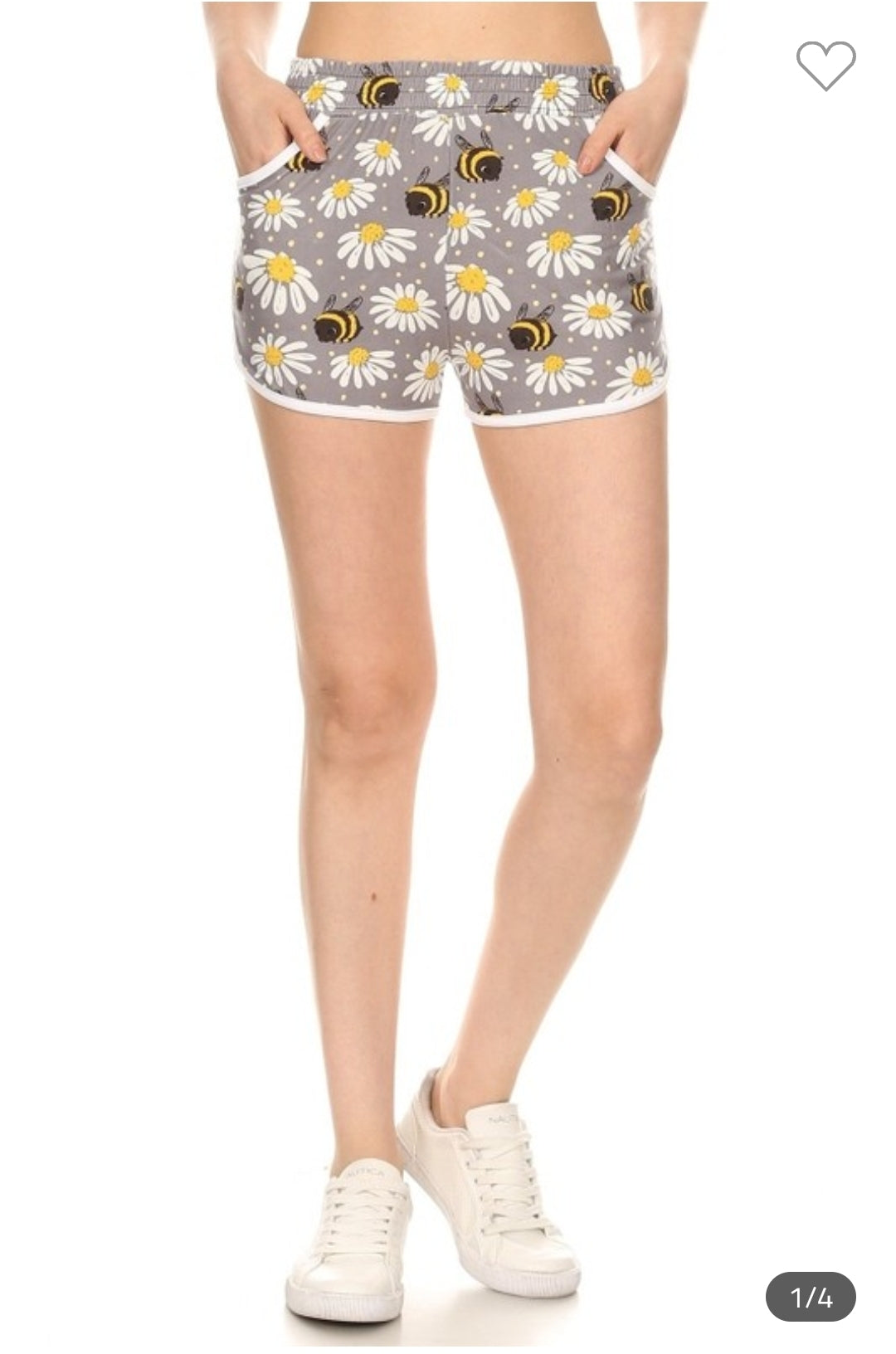 Bee Flower Shorts