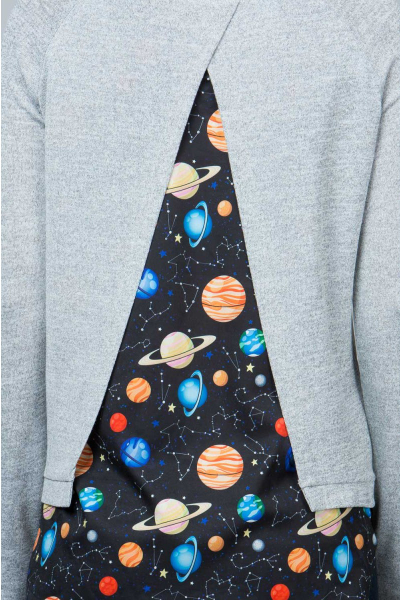 Planets Open Back Sweater