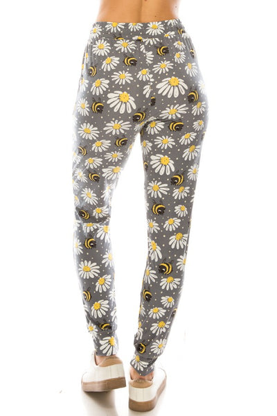 Bee Flower Joggers