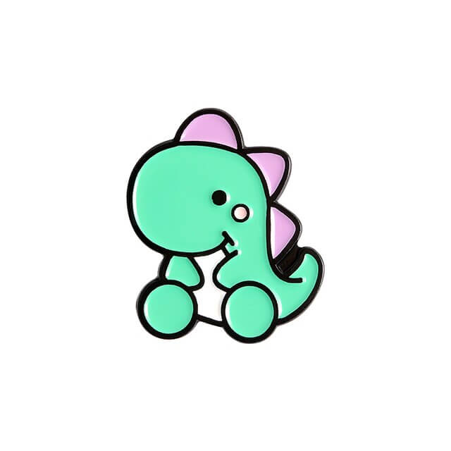 Dino Cartoon Pin