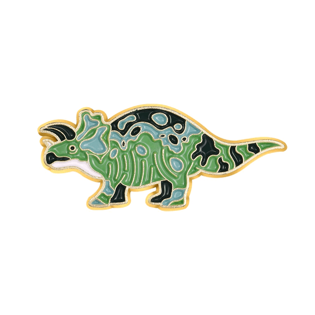 Dinosaur Triceratops Pin
