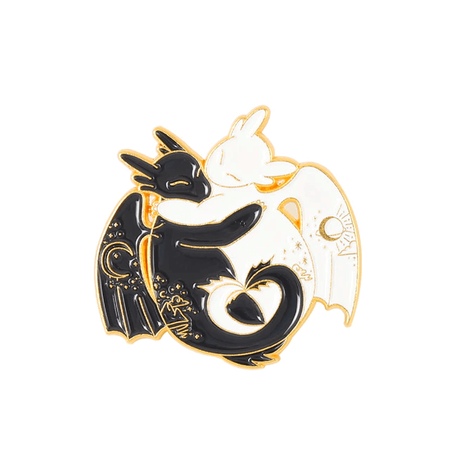 Dragon Day Night Pin