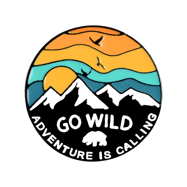 Go Wild Mountain Pin