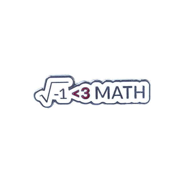 I Heart Math Pin – Rather Awesome