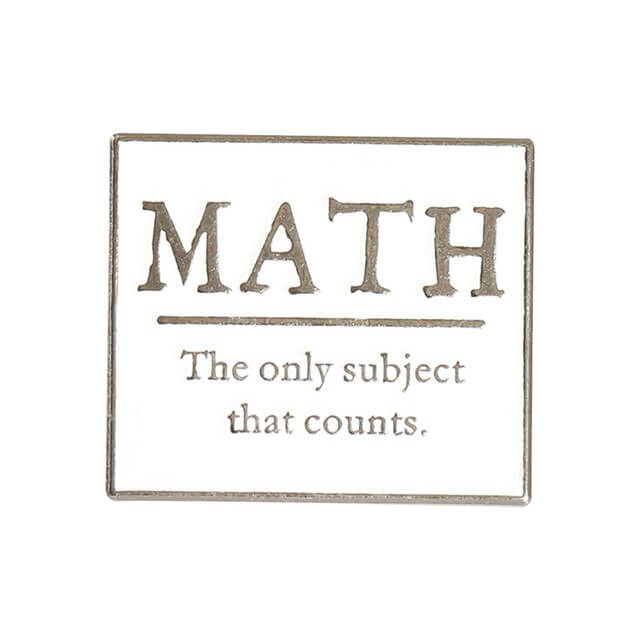 Math Subject That Counts Pin