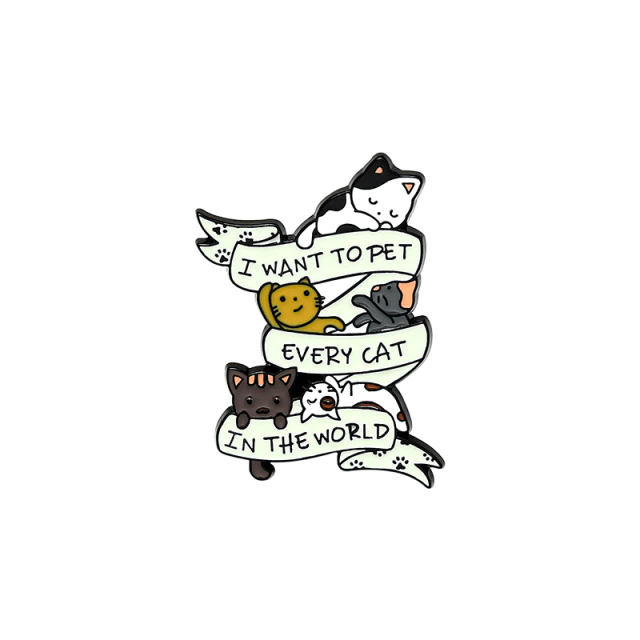 Pet Every Cat Pin